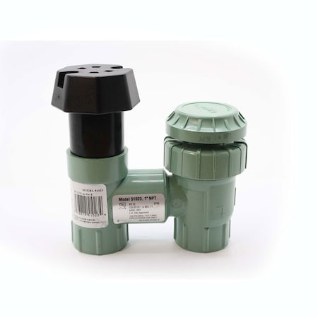 Thrifco Plumbing 51023p 1 Inch Plastic A.S. Valve 8430121